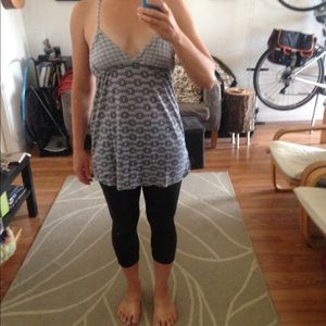 Roxy patterned racerback tank